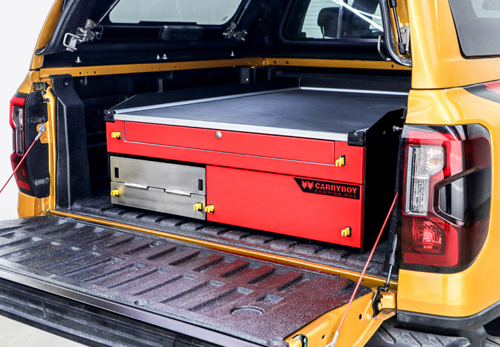 Camp Drawers with A Sliding Top for Pickup Truck Bed
