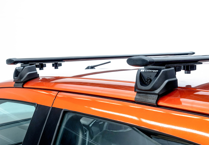 Base Rack Support and Crossbars for Pickup Truck