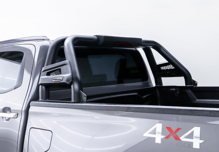 Black Matt Roll Bar